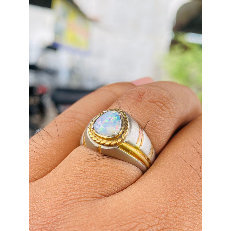 Batu Cincin Kalimaya Milky Banten