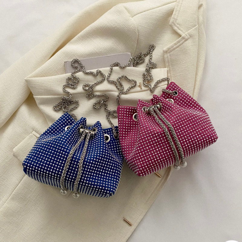 TAS WANITA 3158 - TAS SELEMPANG SERUT BLINK TAS WANITA IMPORT MURAH PESTA KOREA SLINGBAG - RAK B1