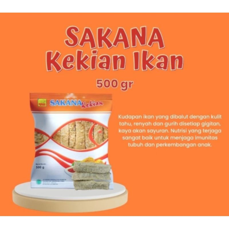 

Sakana Kekian Ikan 500gr