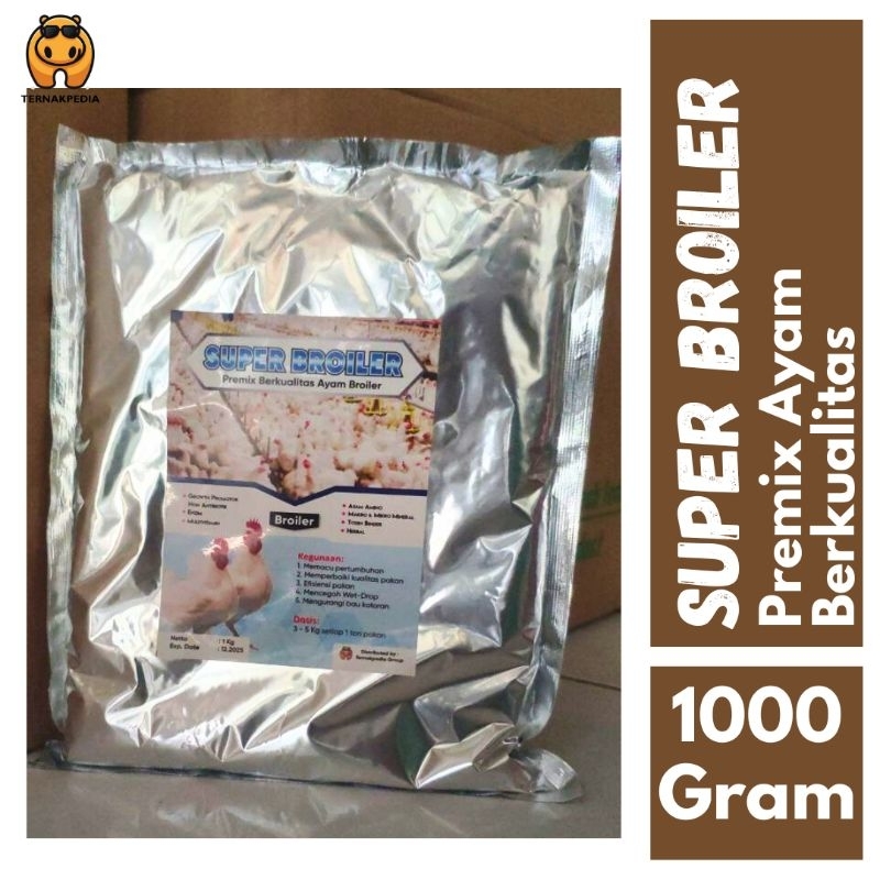 Super Broiler 1 Kg - PREMIX AYAM BROILER - Suplemen Ayam Broiler