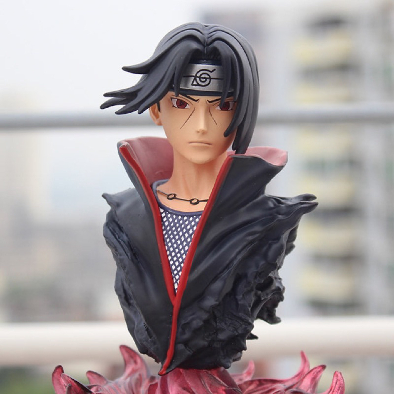 Figure Resin Itachi Uchiha Akatsuki Naruto Shippuden Action Bust Statue