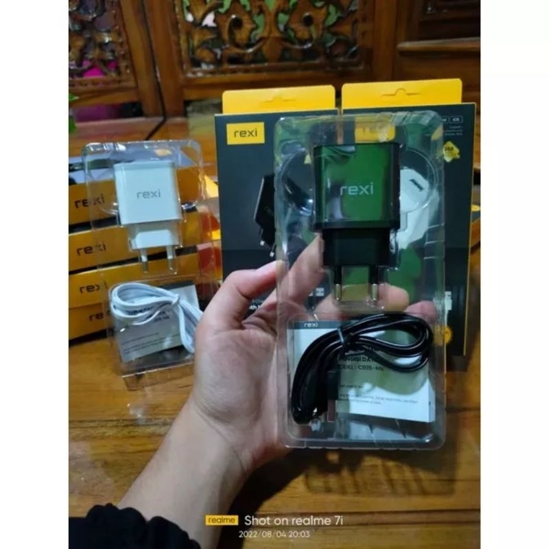 BIG SALE CARGER ANDROID REXI CQ15M//CC20M 1,5A DENGAN CABLE MICRO USB