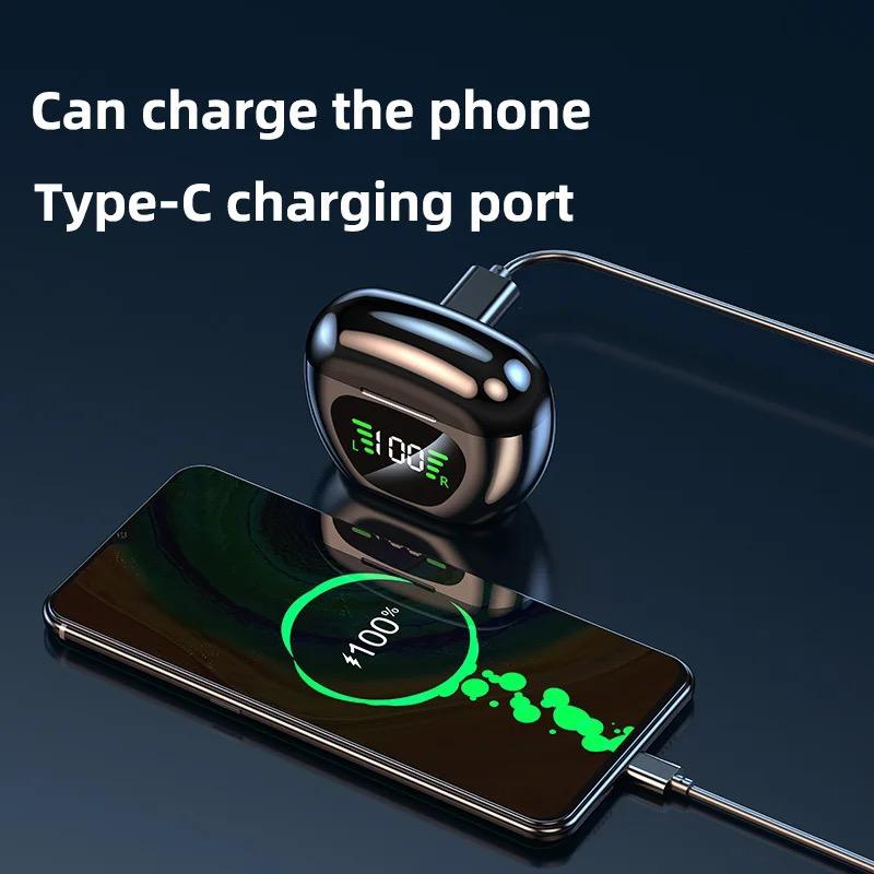 (NC) M29 TWS Headphone Bluetooth Stereo Tampilan LED Earphone Gaming Latensi Rendah Earbud Headset Kontrol Sentuh Nirkabel