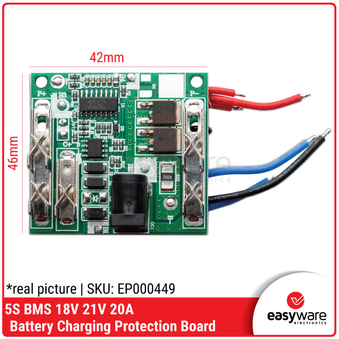 BMS 5S 20A 18V 21V Battery Charging Protection Board 5S BMS Module