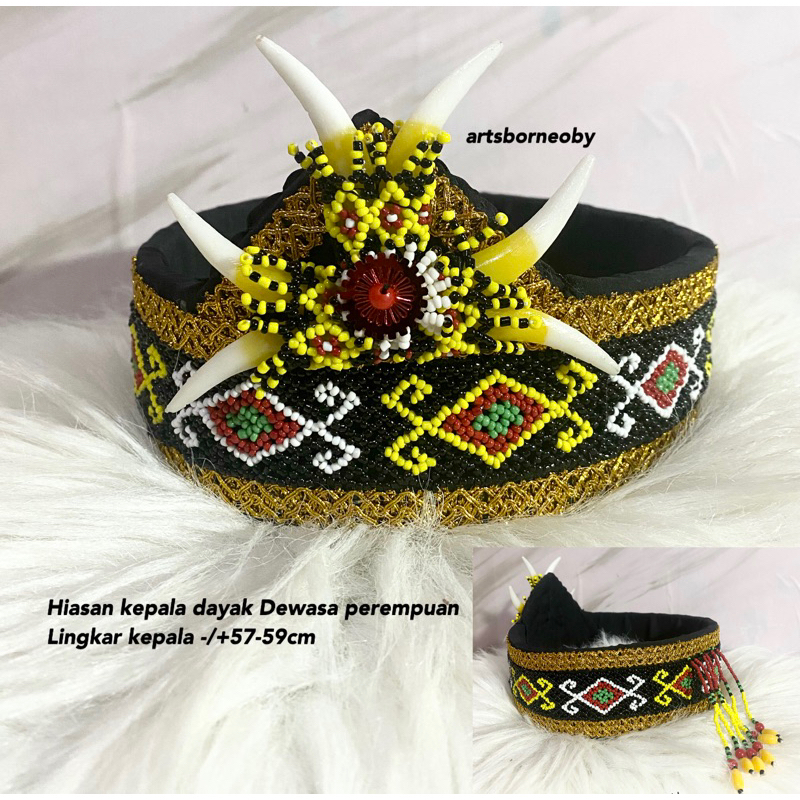 HIASAN/ TOPI DAYAK PEREMPUAN DEWASA