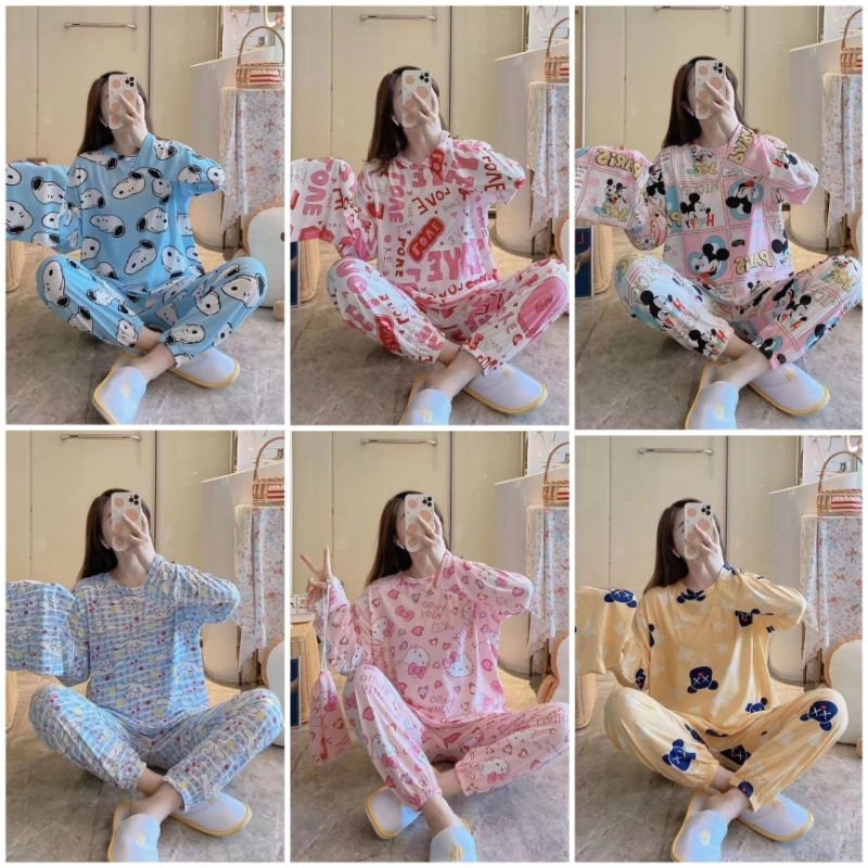 Piyama wanita pp import New Style/fashion wanita/baju tidur murah