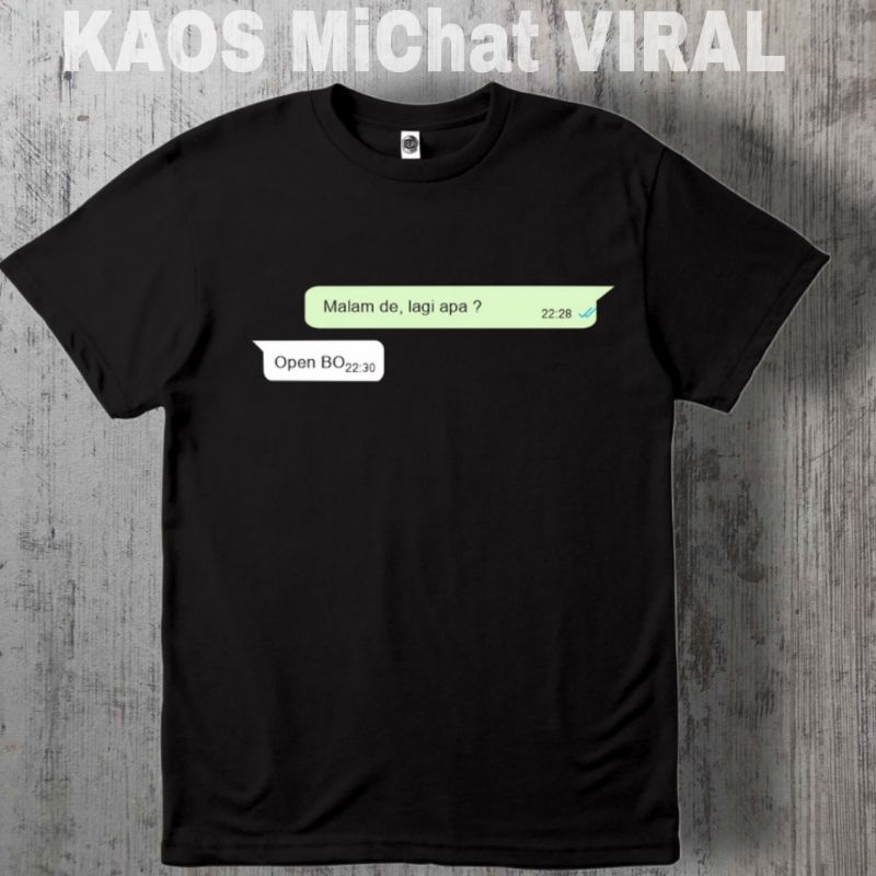 KAOS PESAN CHAT WHATSAPP MALEM DE LAGI APA? OPEN BO//KAOS OPEN BO