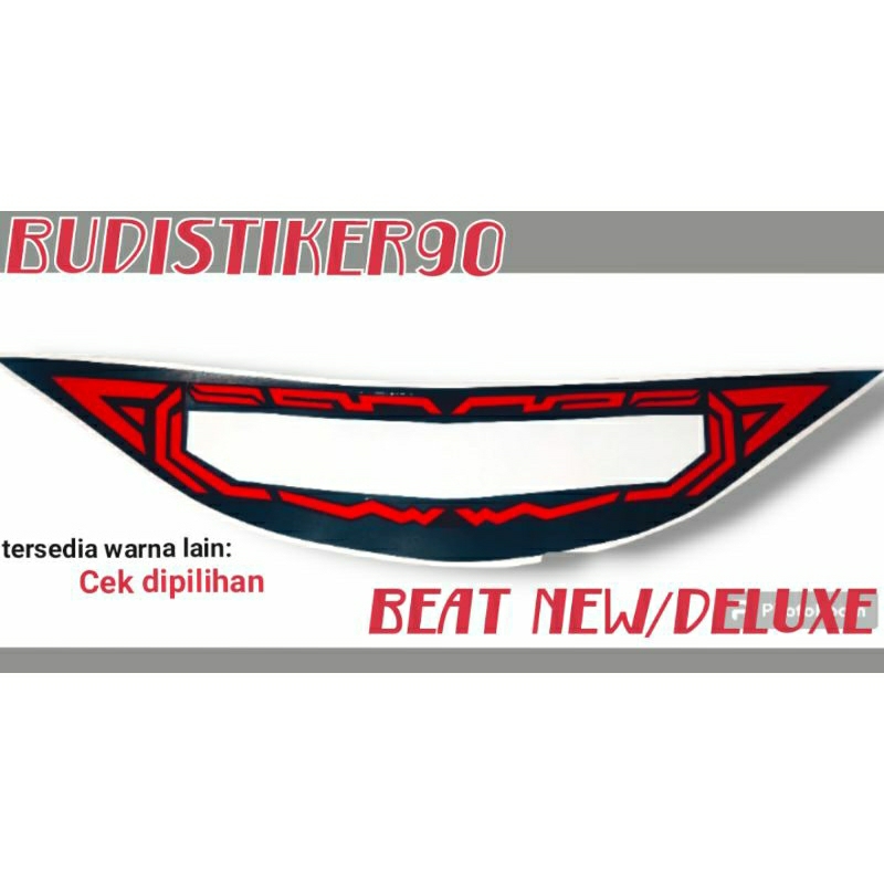 Stiker lampu depan beat new/deluxe/street