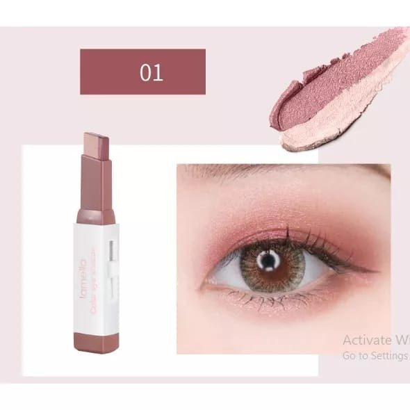 LAMEILA LAMAILAI 3052 COLOR EYESHADOW STICK KOMBINASI 2 WARNA LML1025