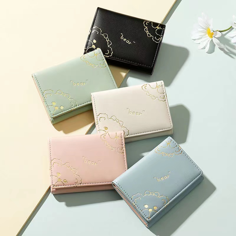 TASBLUE COD Dompet wanita Ladies Mini Folding Wallet D238 Dompet Wanita Fashion Dompet Wanita Impor / Dompet Koin Mini