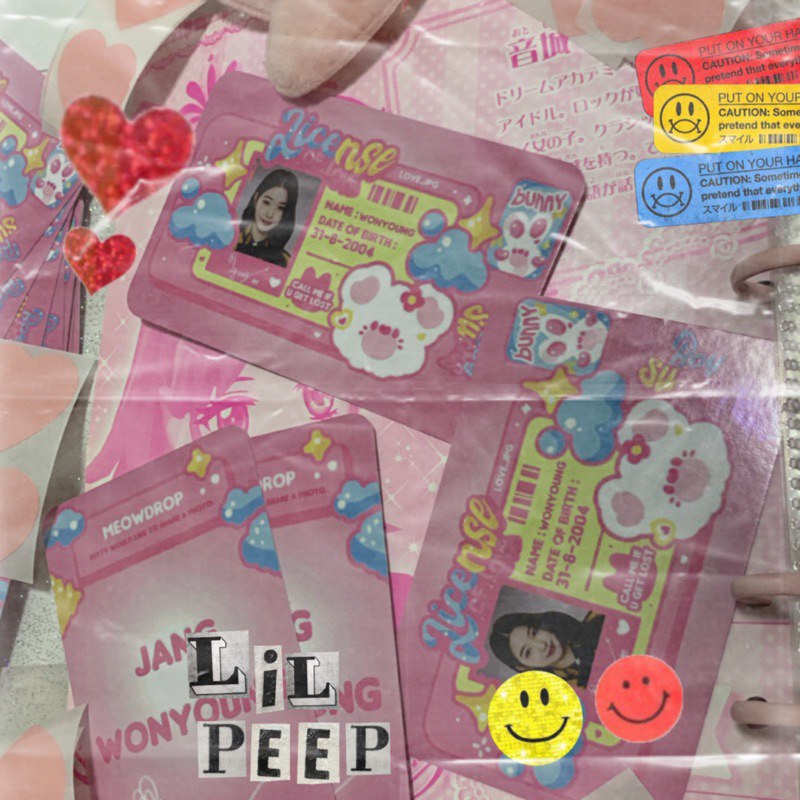 WONYOUNG ID CARD FANMADE - (read desk)