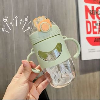 Botol Minum Anak Botol Minum Gagang + Sedotan 2678 Bpa Free Kapasitas 420ml