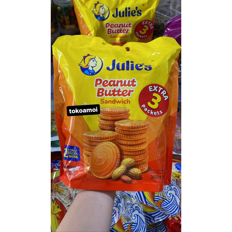 

JULIE'S PEANUT BUTTER / BISKUIT RASA SELAI KACANG