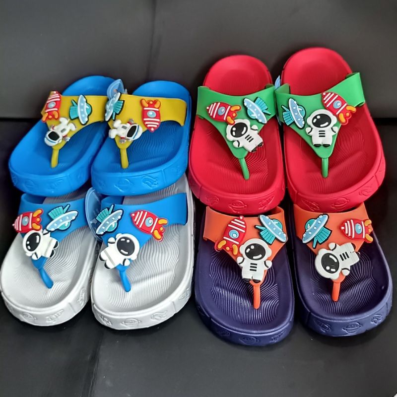 Sandal jepit anak laki import Sandal astro anak 2-9 thn sendal karet distro