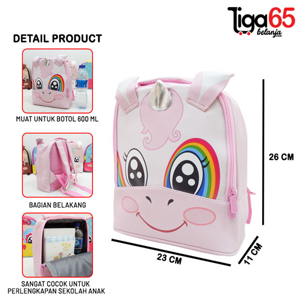 TAS RANSEL/Backpack/Tas Punggung/Ransel/Tas Anak/Tas Ransel/Karakter/BAG RANSEL 6051 10&quot; ANIMAL