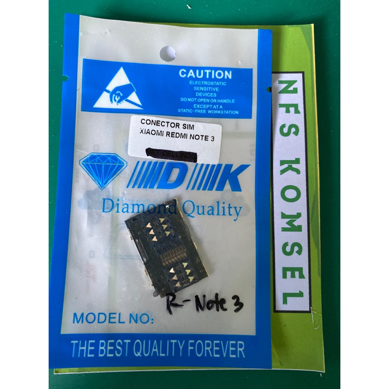 KONEKTOR SIMCARD / CON SIM XIAOMI REDMI 3 / REDMI 4A / REDMI NOTE 3 PRO / J200 / N7100 / ZENFONE 5 /