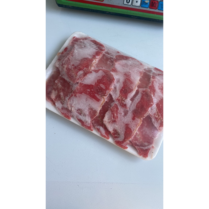 

daging sapi slice sirloin tanpa lemak
