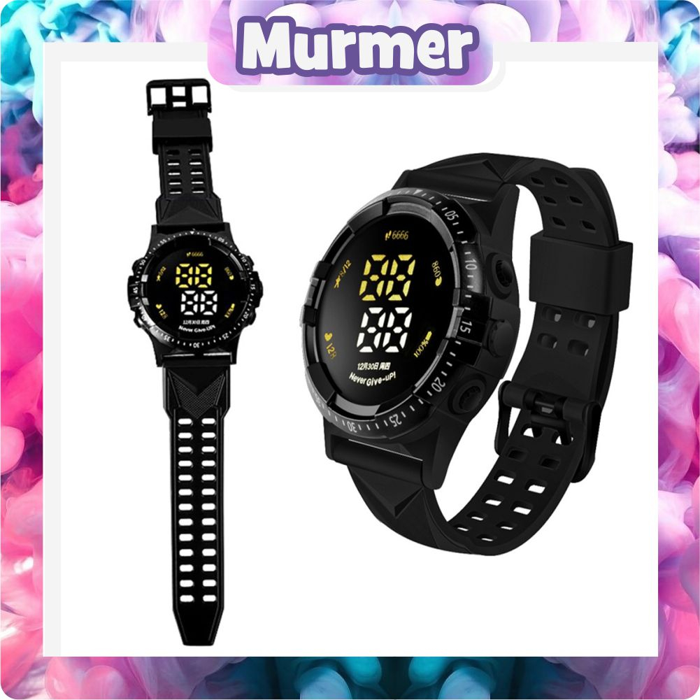 MurmerOfficial Jam Tangan Digital Sport Watch LED Large Screen Sweatproof Multifunctional JT058