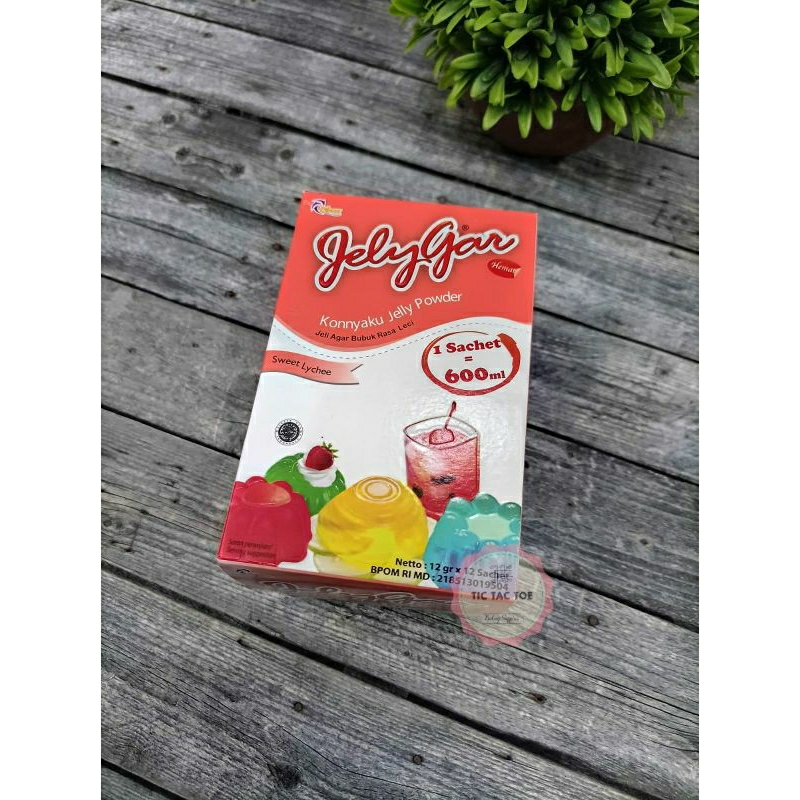 JellyGar Rasa Lecy Box isi (12pcs) 10gr / Bubuk Jelly Lecy / Serbuk Jelly