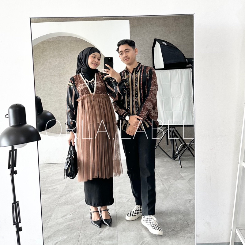 (PREORDER) Naila Couple SET (WARNA CANTUMKAN PADA CATATAN) / couple kondangan kekinian / couple tenu