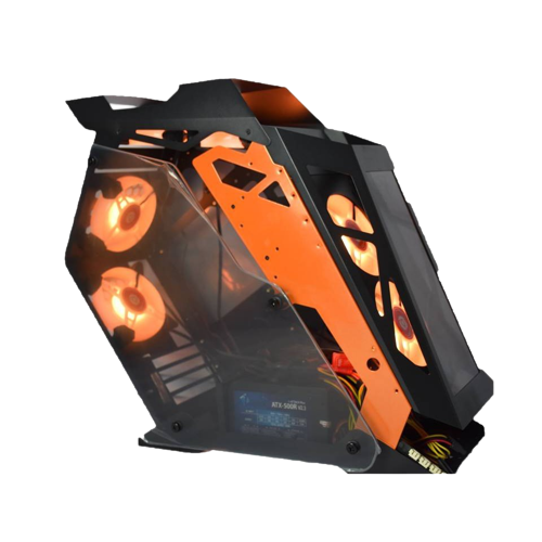 CASING GAMING ROBOT MAXUSS BLACKPANTHER ATX/MATX INCLUDE FAN 6
