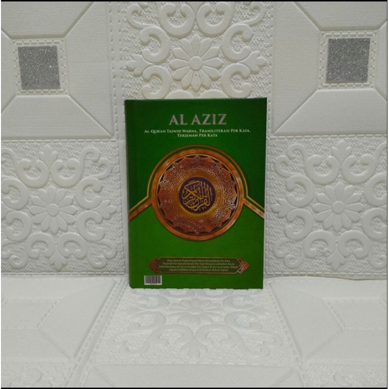 Alquran Al Aziz Ukuran Standar A5 Tajwid Warna, Latin Terjemah perkata
