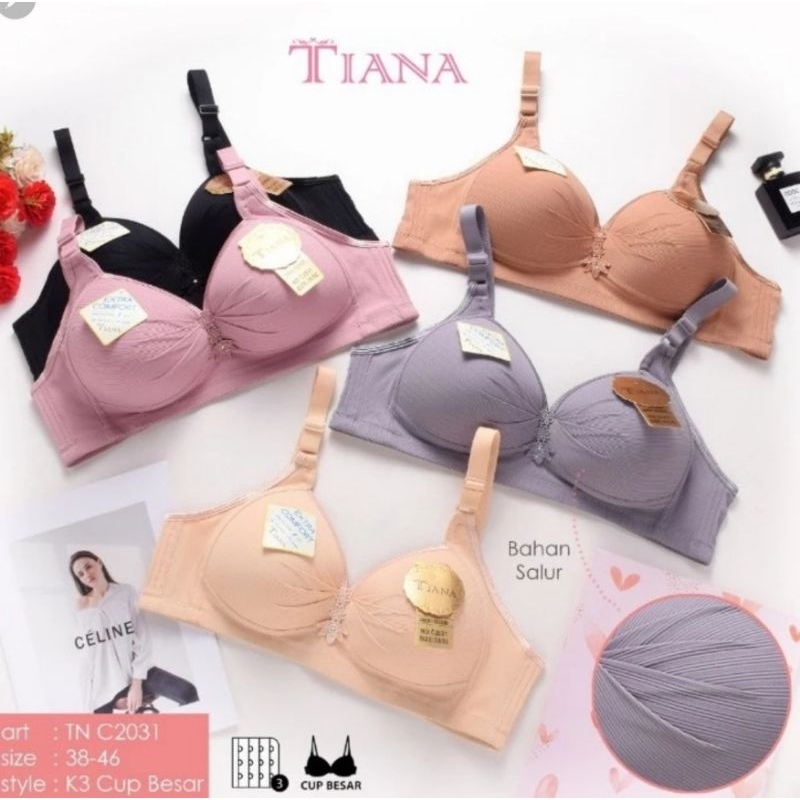 Bh Tiana cup besar busa tanpa kawat