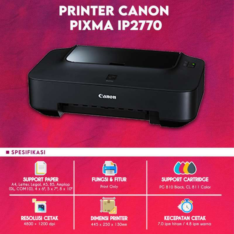 Printer canon ip2770 resmi baru