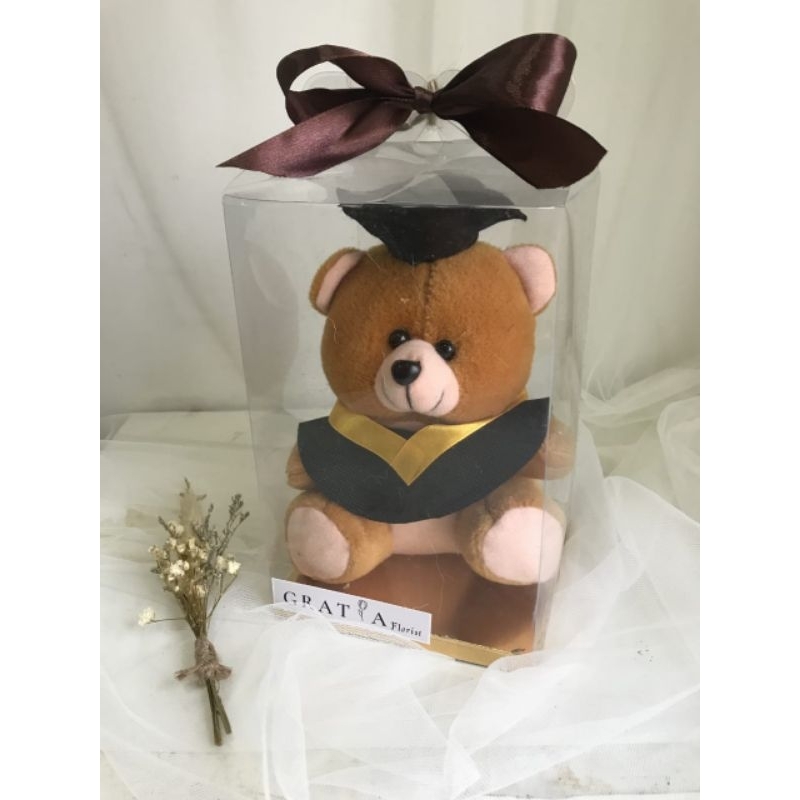 GratiaFlorist (READY STOCK) - BONEKA WISUDA BOX MIKA / KOTAK MIKA / HADIAH WISUDA / KADO WISUDA / BU