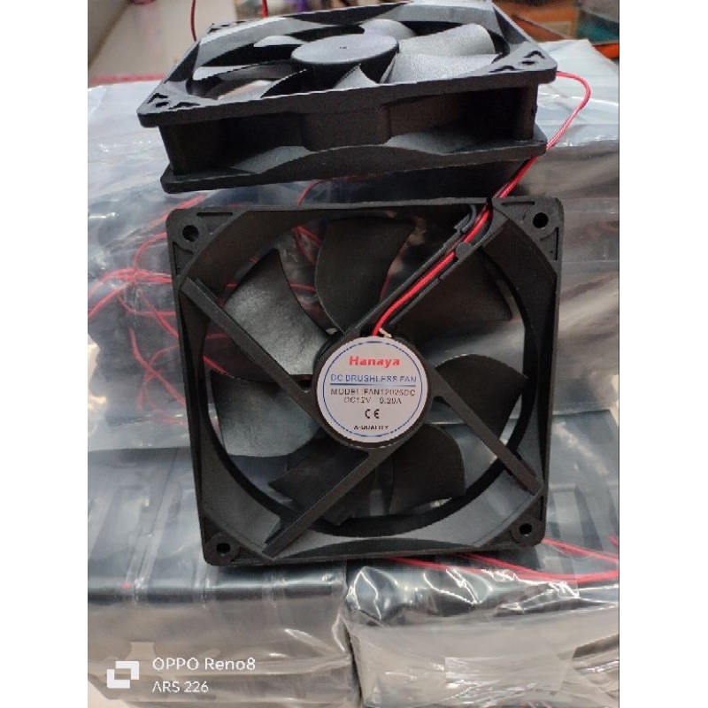 Fan DC 12V 12x12 kipas DC 12x12