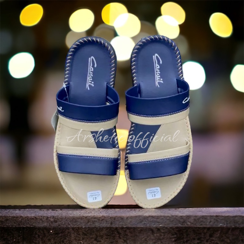 Sandal jepit Pria / Sandal kulit Casual / Sendal Santai Pria dewasa Kualitas Terbaik CNVL 39 - 43