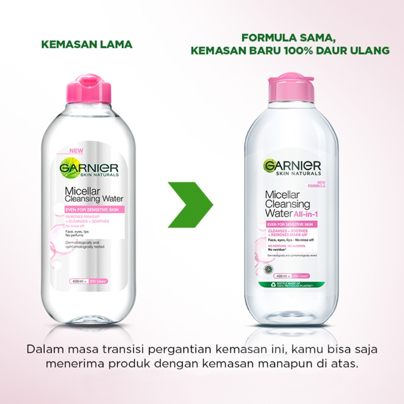 ☘️ CHAROZA ☘️ GARNIER Micellar Water 125ml