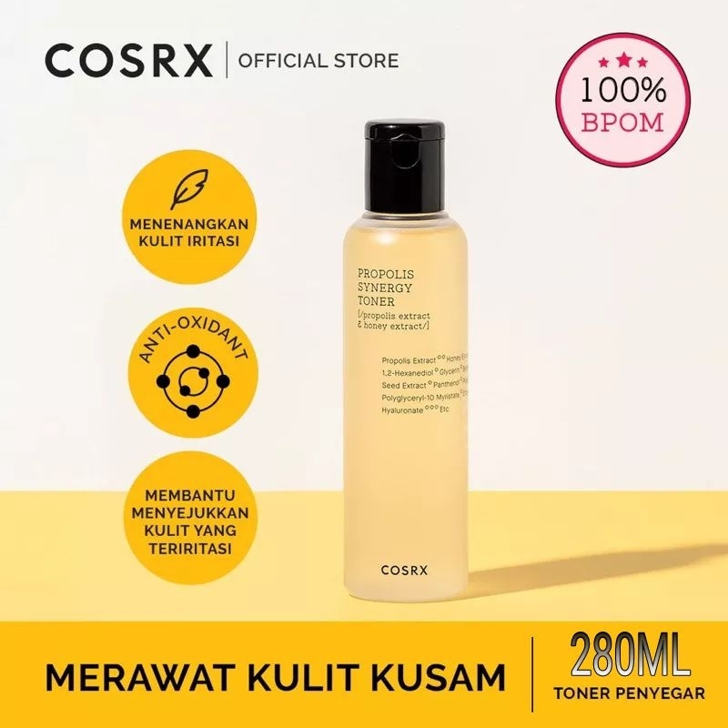 COSRX Full Fit Propolis Synergy Toner Skin Care Toner Untuk Kulit Kusam ( 280mL )