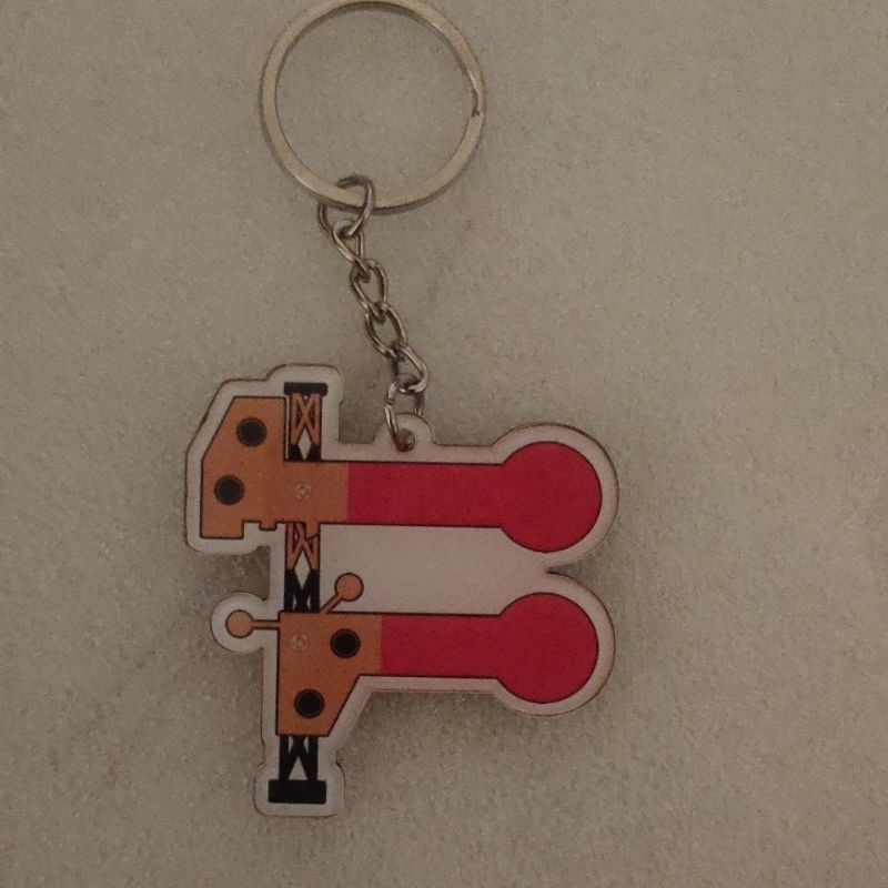 Gantungan Kunci Sinyal Mekanik 2 lengan