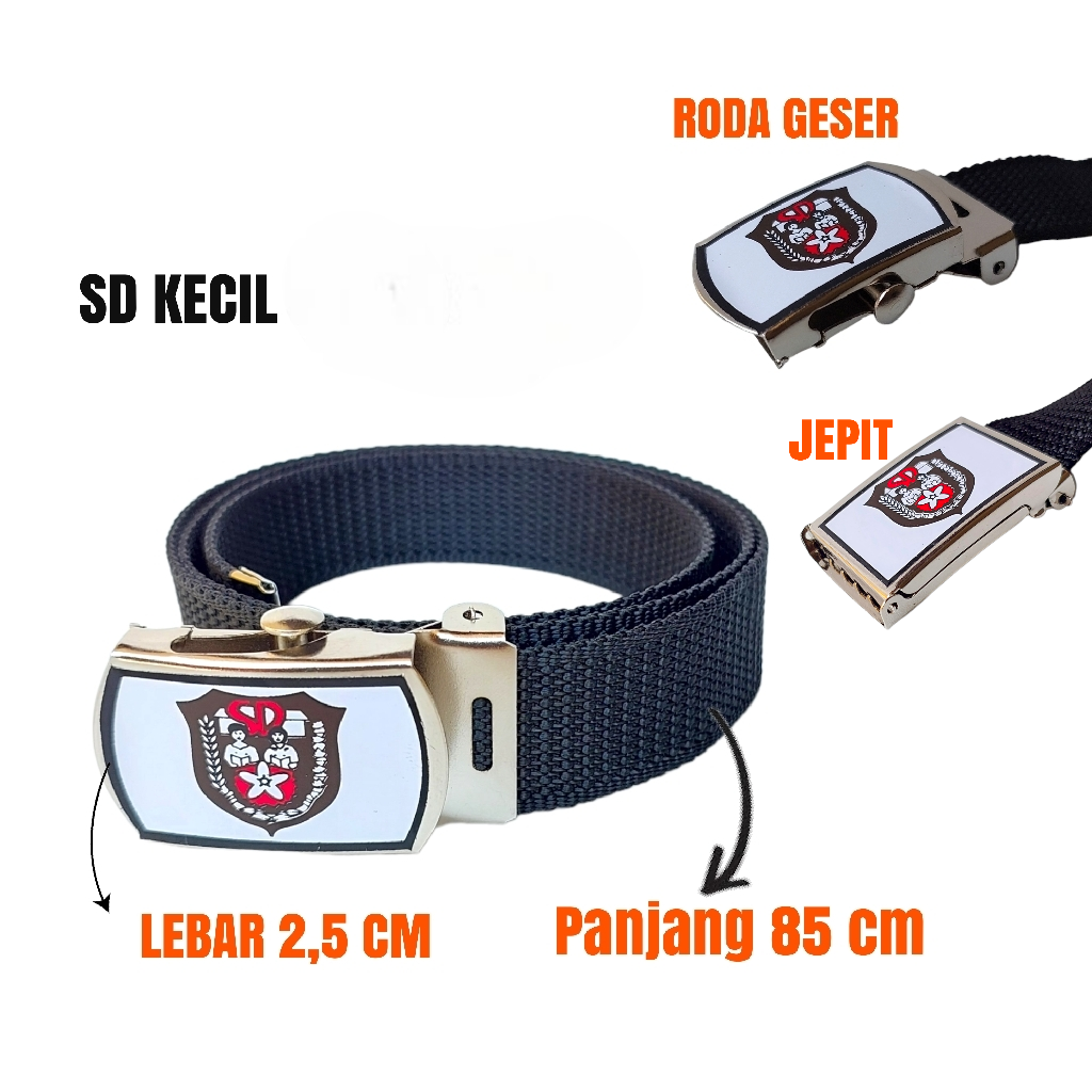 Sabuk Gesper Ikat pinggang Anak sekolah SD SMP SMA PRAMUKA Perlengkapan sekolah-SD KECIL