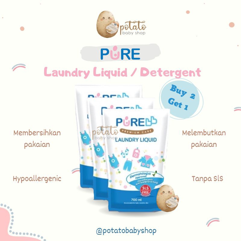 Baby Pure Laundry Liquid Buy 2 Get 1