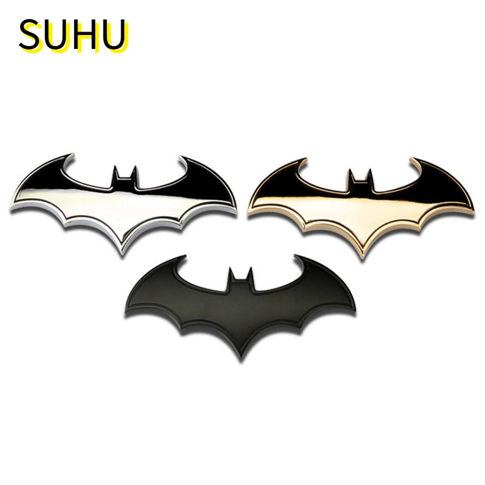 3D Metal Bat Auto Logo Car Sticker Metal Batman Emblem