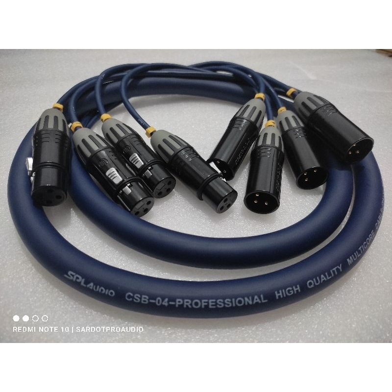 Kabel Aksesoris SPL AUDIO 4 CHANEL CSB-04 Kabel Snake isi 4