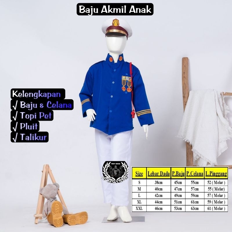 BAJU TARUNA AKMIL ANAK/BAJU PROFESI ANAK/AKABRI