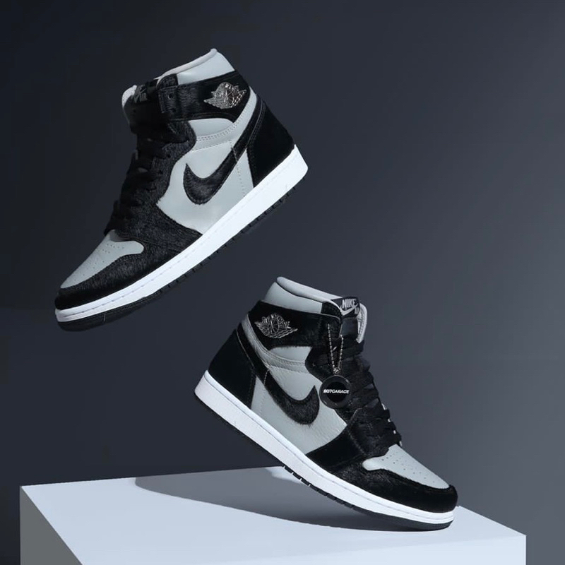 Air Jordan 1 High Black Grey Twist