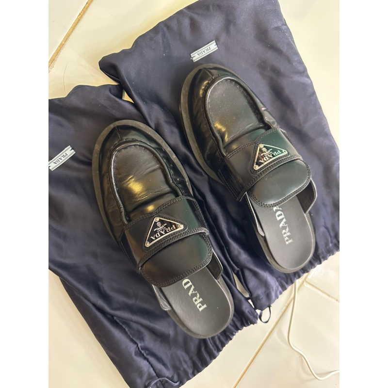 PRADA MULES ORIGINAL , shoes+dust bag . was bought +- 10jt