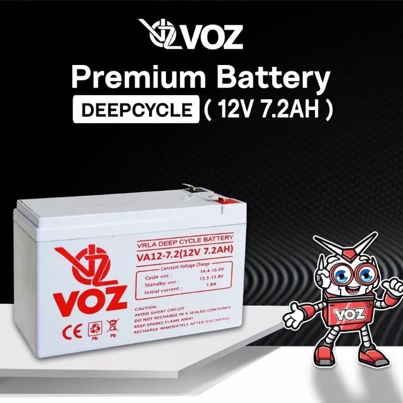 aki 12v 7.2 ah voz aki kering 12v 7ah aki baterai ups 12v 7.2ah