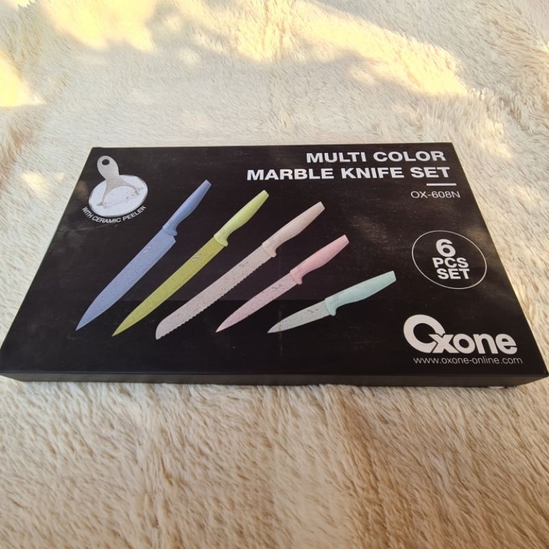 OXONE Pisau Set Dapur Marble OX 608N
