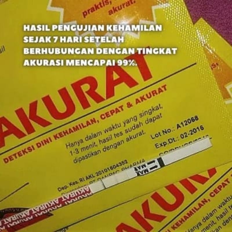 Alat Tes Uji Kehamilan Akurat Compact Testpack HCG Akurat Tes Kehamilan Pribadi