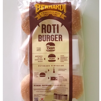 

Roti Burger Bernardi Wijen isi 6 pcs | Frozen Food Murah | Makanan Beku | Roti - FROZEN FOOD - Makanan Istant Siap Cepat Saji