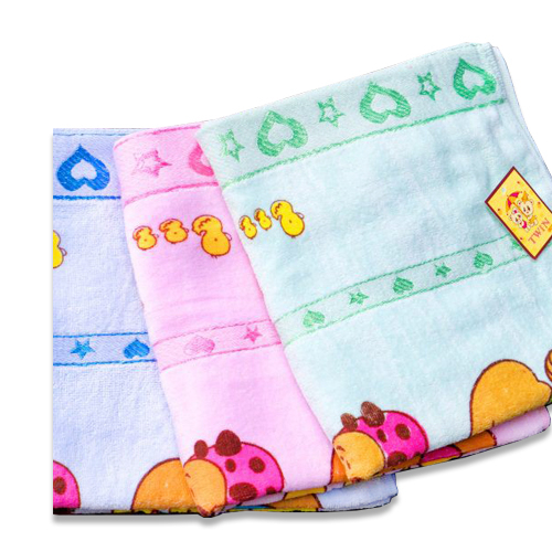 HANDUK MANDI BAYI TWIN BABY WARNA MOTIF - HANDUK MANDI BAYI UKURAN BESAR 60X120CM