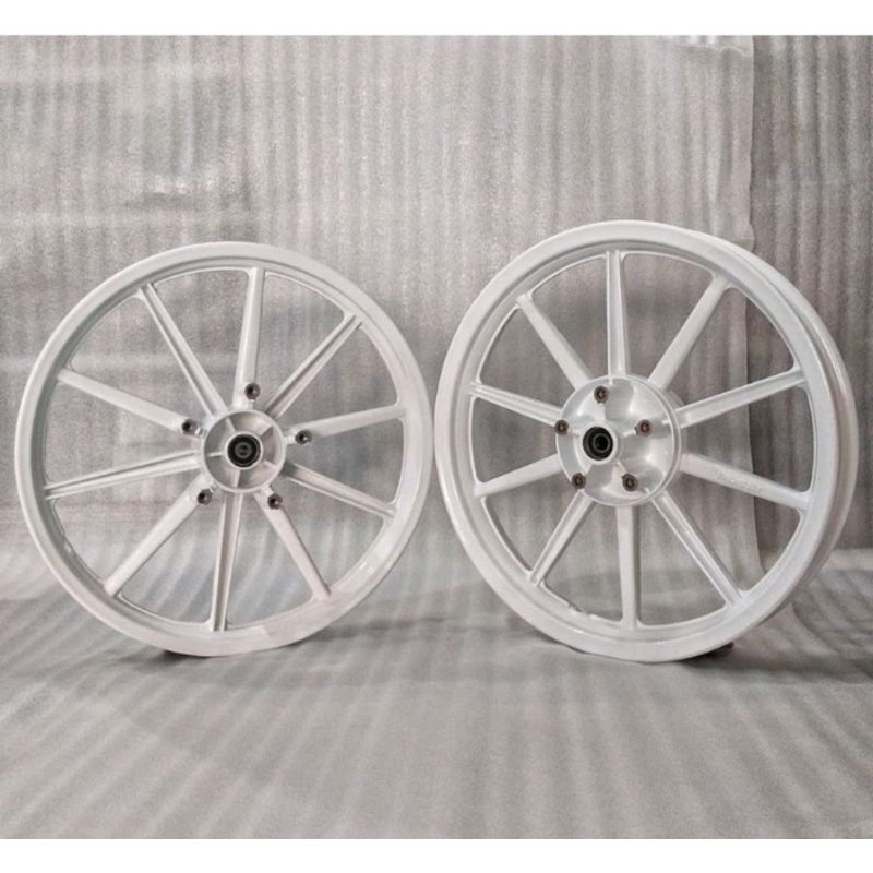 Velg vrossi palang 10 mxking vixion new putih gold hitam