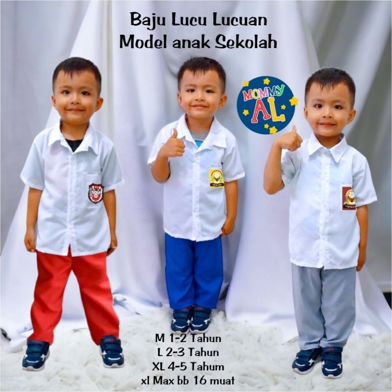 Baju Sekolah anak Model SD SMP SMA/Baju Perwat Anak Perempuan/Baju suster anak/Baju Profesi anak/Baju Profesi Anak Laki Laki/Baju profesi murah/Baju Profesi Anak Perempuan