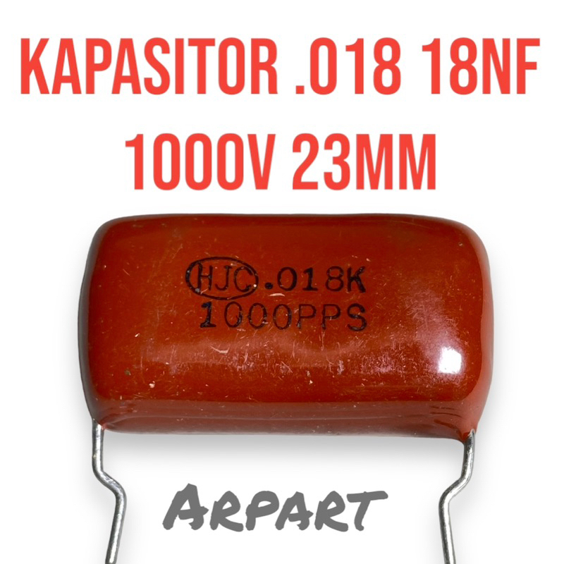 kapasitor .018k   18nf 1000v 23mm original taiwan