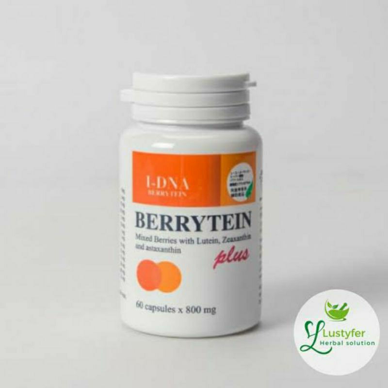 I-DNA Berrytein Obat Kesehatan Mata Katarak Rabun Dekat Jauh Minus Mata - BERRYTEIN Asli Original BP